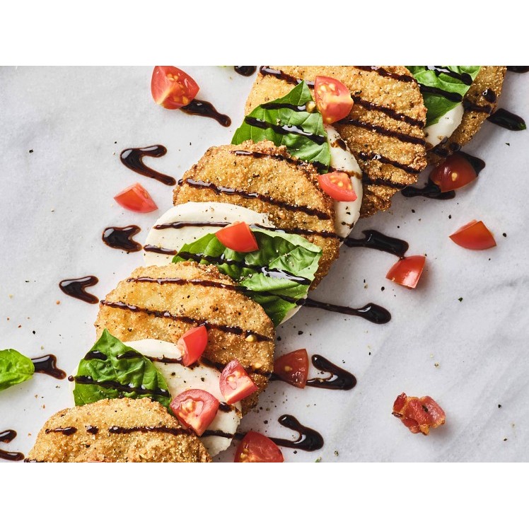 HARVEST CREATIONS SLICED ROUND GREEN BREADED TOMATO