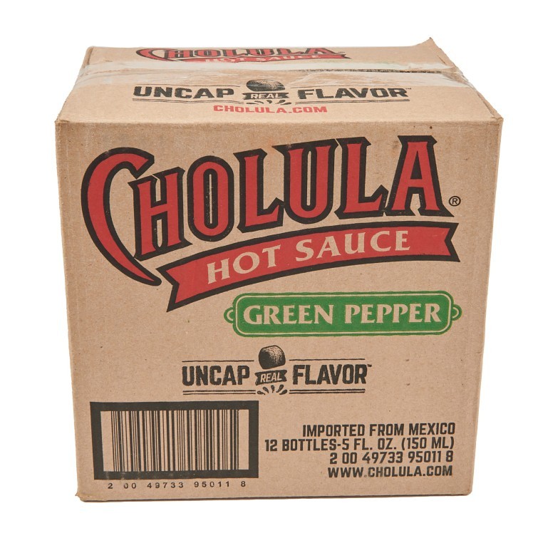 CHOLULA GREEN PEPPER HOT SAUCE 5 OZ