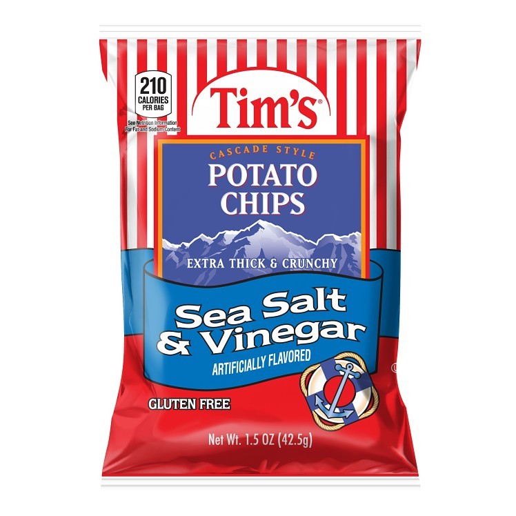 TIM'S CASCADE STYLE SEA SALT AND MALT POTATO CHIPS