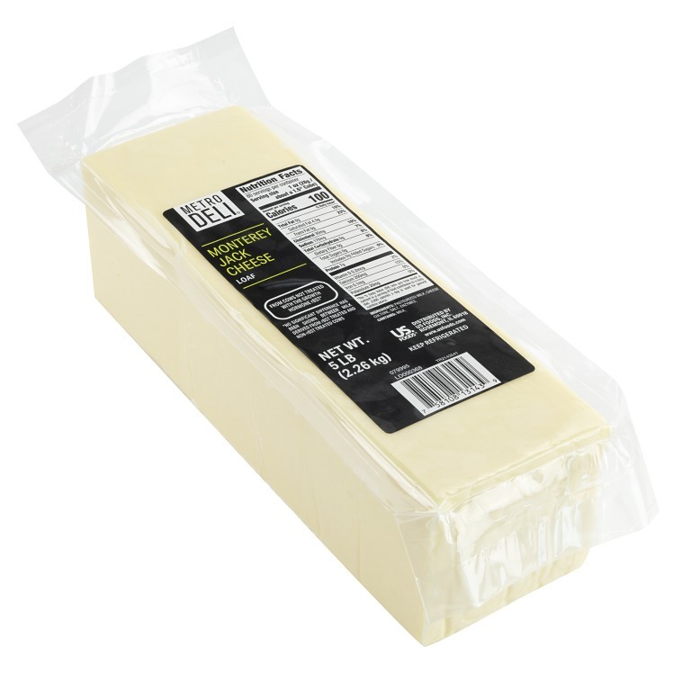 METRO DELI MONTEREY JACK CHEESE LOAF