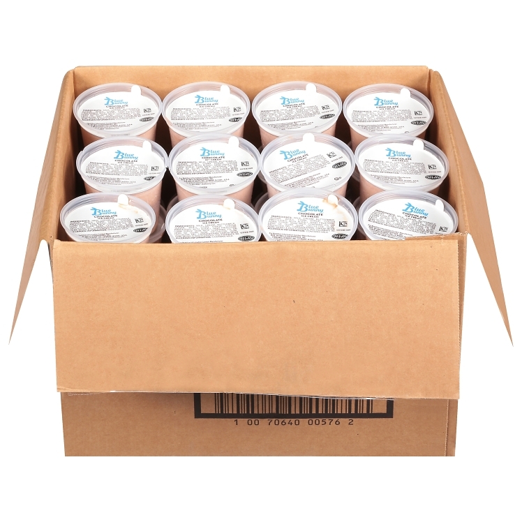 BLUE BUNNY ICE CREAM CUPS CHOCOLATE FROZEN 48/4OZ