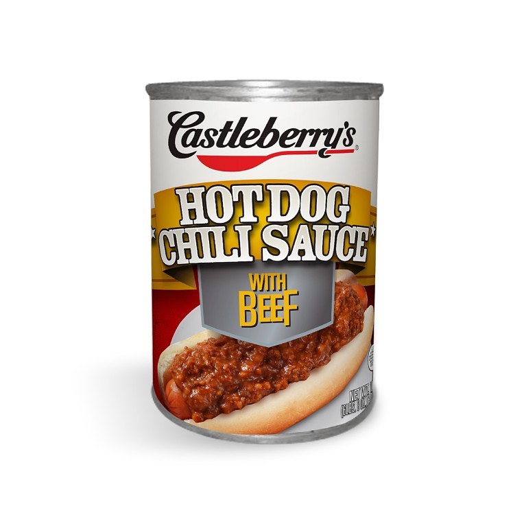 CASTLEBERRY HOT DOG CHILI WITH BEEF