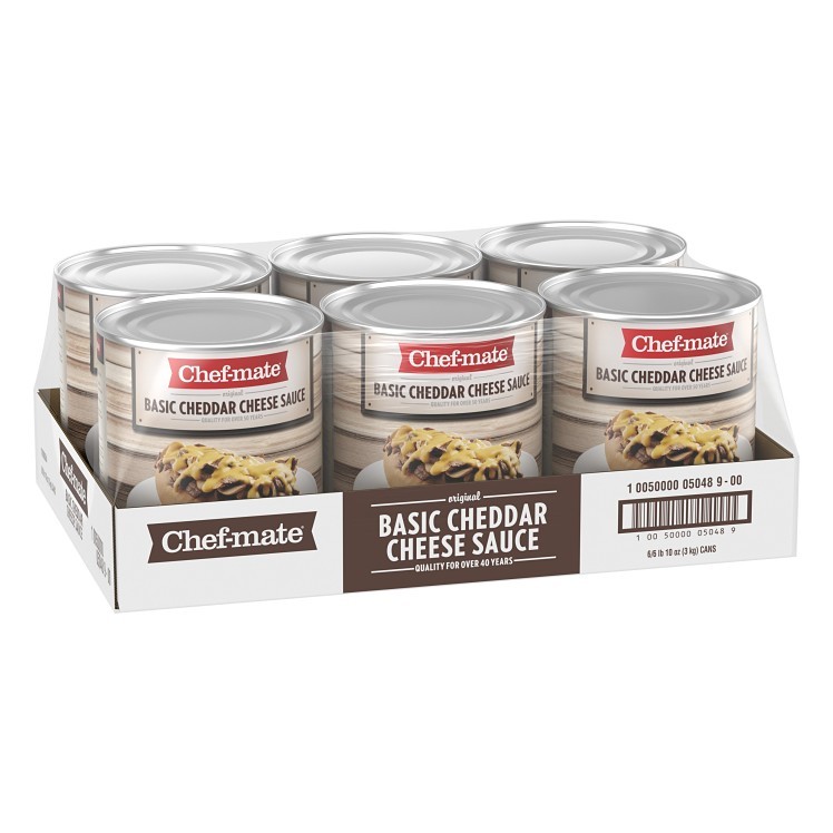 CHEF-MATE CHEDDAR CHEESE SAUCE SHELF STABLE