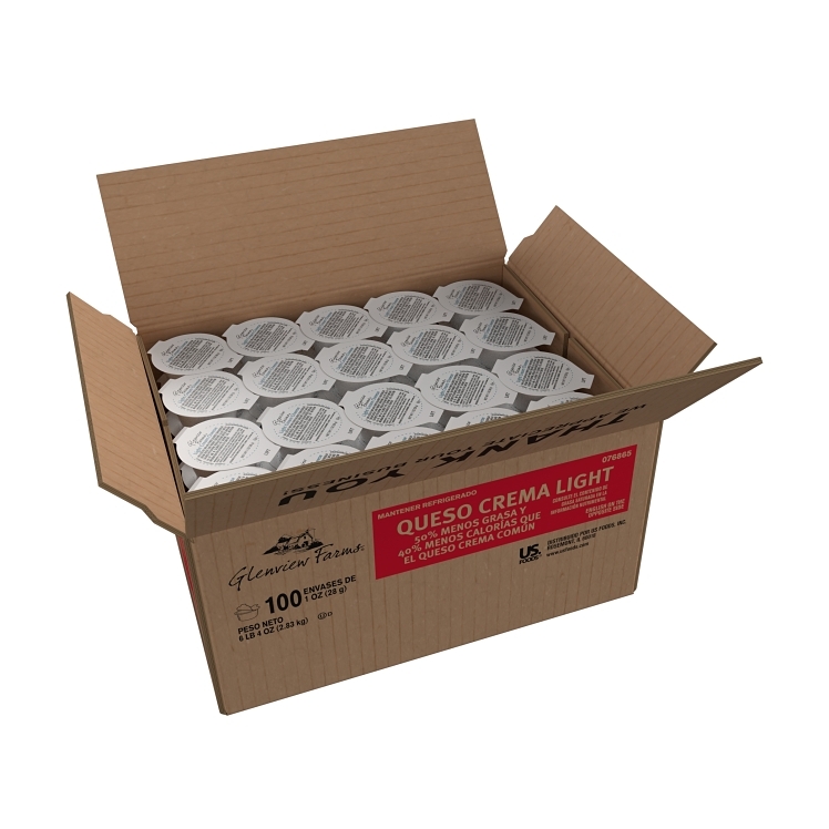 GLENVIEW FARMS LIGHT CREAM CHEESE SPREAD CUPS US Foods CHEF'STORE