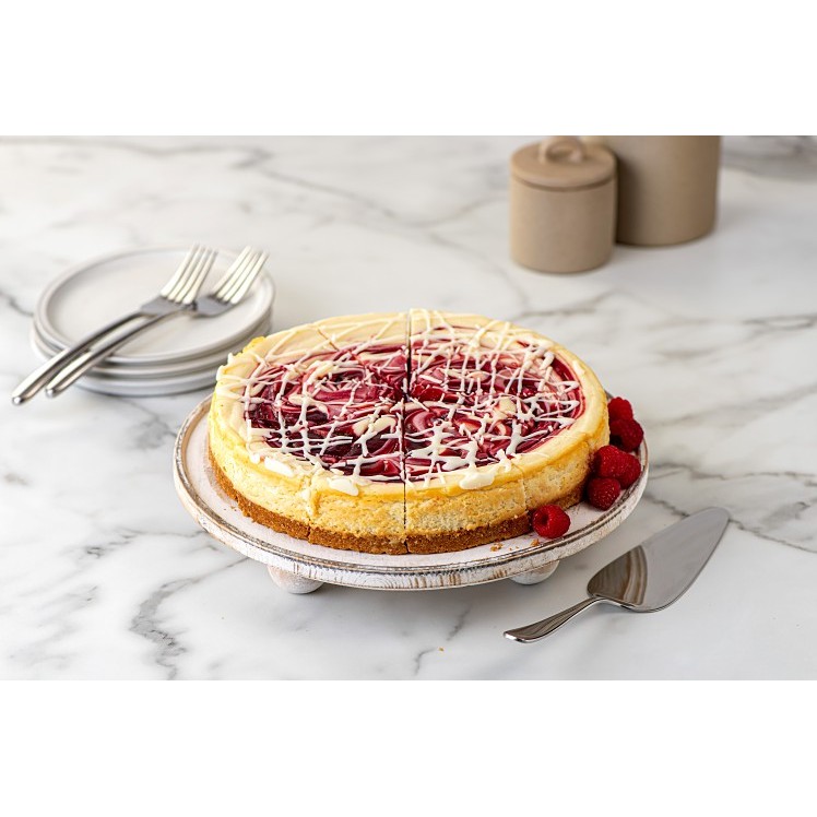 JON DONAIRE WHITE CHOCOLATE RASPBERRY CHEESECAKE