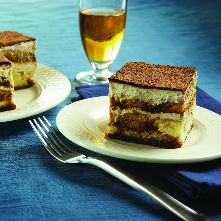 DEVONSHIRE TIRAMISU DESSERT 9X12 INCH LAYERED UNSLICED