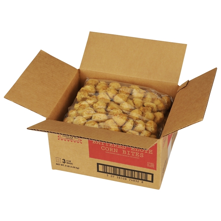 MOLLYS KITCHEN CORN ROASTED CHEESE NUGGET BATTERED APPETIZER