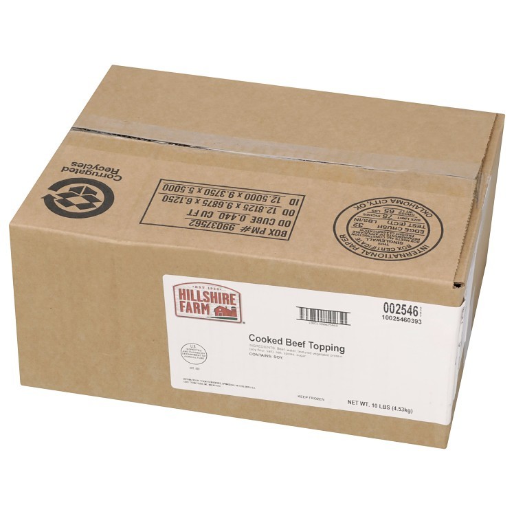 HILLSHIRE FARMS COOKED BEEF CRUMBLE TOPPING FOR PIZZA