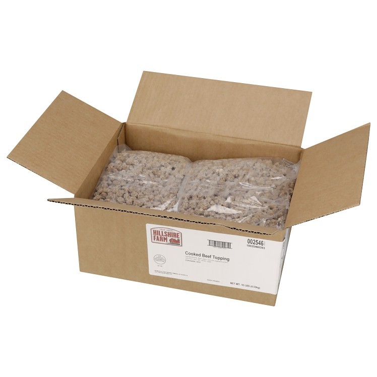 HILLSHIRE FARMS COOKED BEEF CRUMBLE TOPPING FOR PIZZA