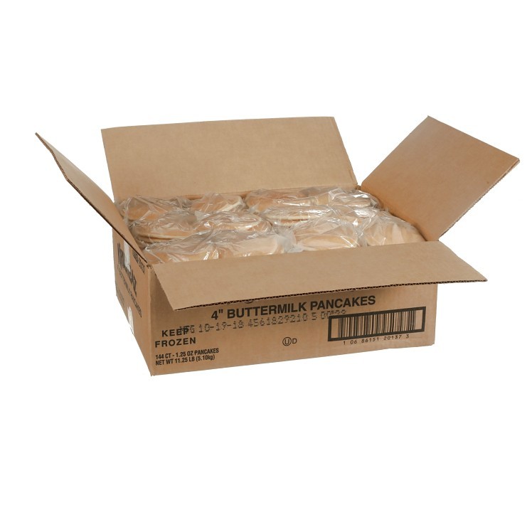 KRUSTEAZ BUTTERMILK 4 BAGGED PANCAKES 1.23 OZ COOKED FROZEN