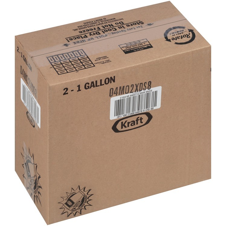 KRAFT SWEET & SOUR SAUCE ORANGE PLASTIC