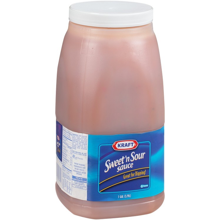 KRAFT SWEET & SOUR SAUCE ORANGE PLASTIC