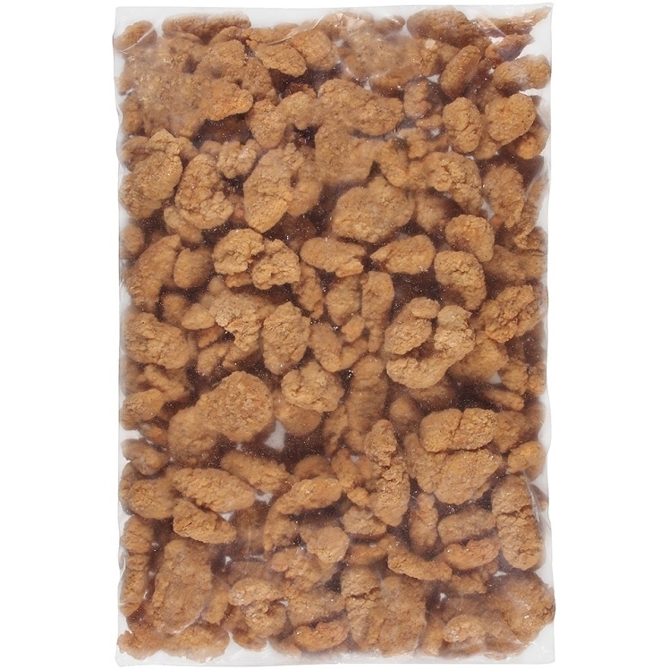 KOCH HALAL UNCOOKED ZESTY CHICKEN BREAST CHUNK FRITTER