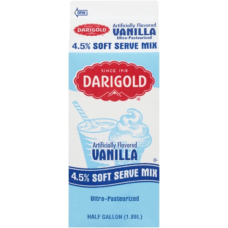 DARIGOLD VANILLA SOFT SERVE MIX 4.5%