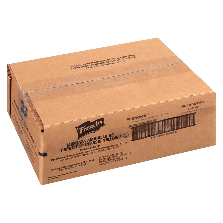 FRENCH YELLOW MUSTARD PACKETS