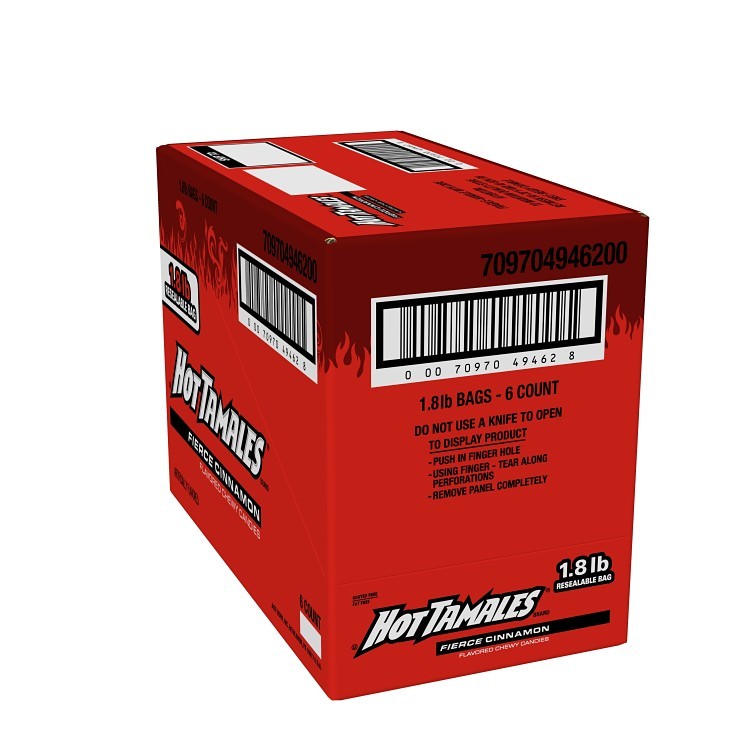 HOT TAMALES SHARE SIZE