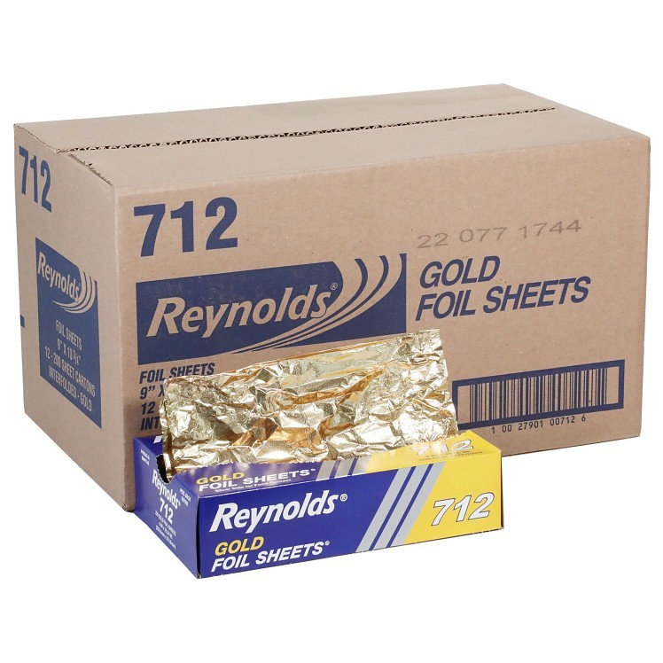REYNOLDS GOLD 9 INCH X 10.75 INCH FOIL SHEETS