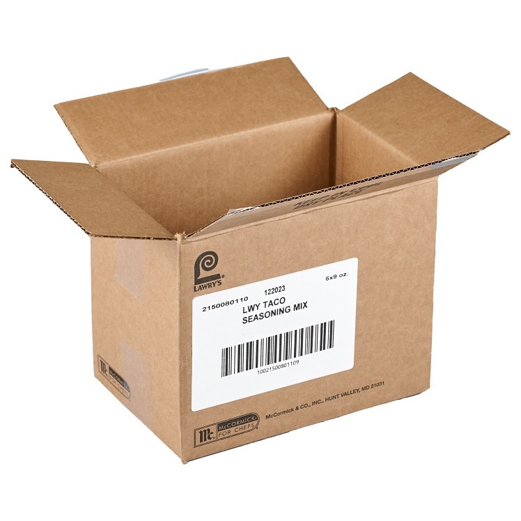 LAWRY'S SEASONING TACO FOIL PACKET SHELF