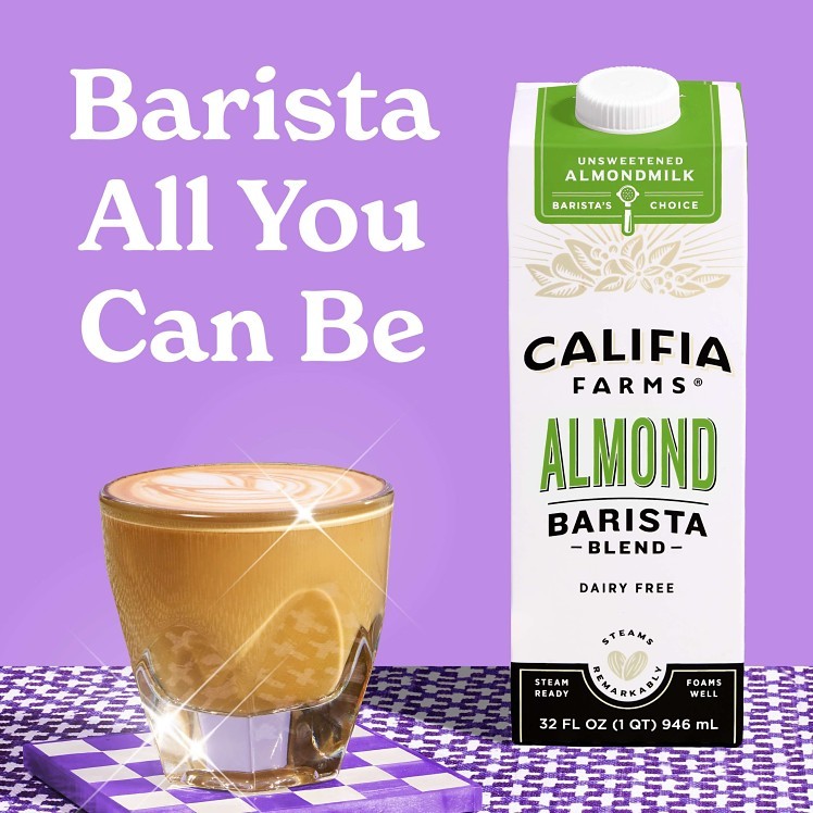 CALIFIA FARMS UNSWEETENED BARISTA ALMOND