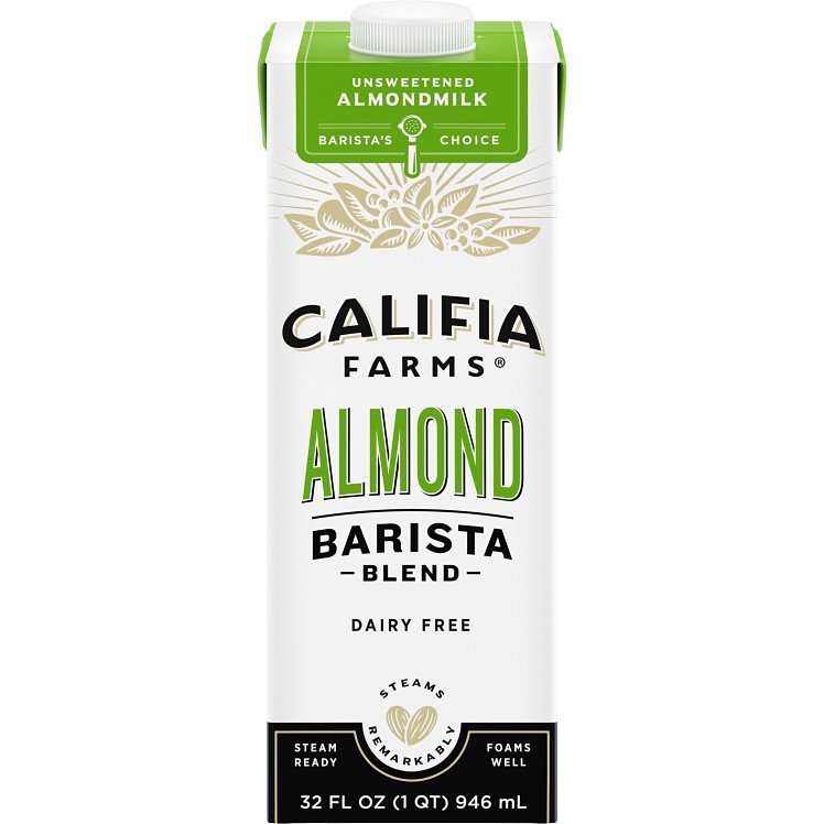 CALIFIA FARMS UNSWEETENED BARISTA ALMOND