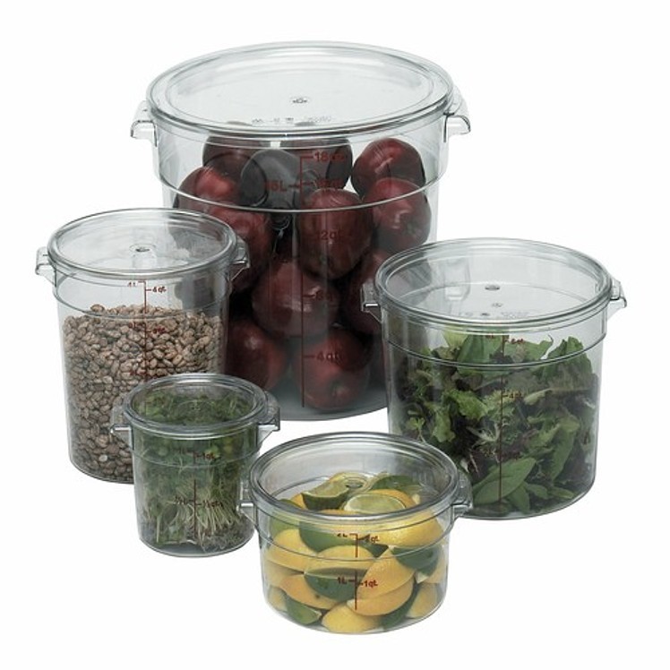 CAMBRO CONTAINER ROUND CLEAR 8 QUART