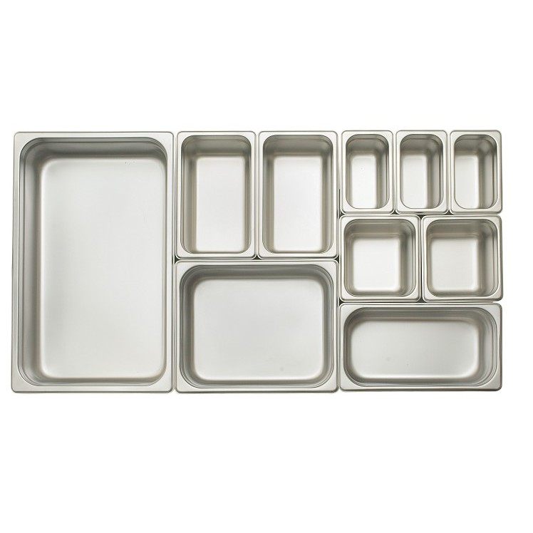 STEAM PAN STAINLESS STEEL FULL SIZE 4 INCH DEEP