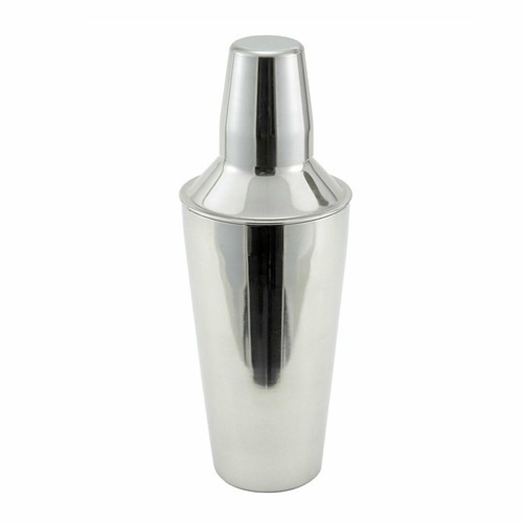 WINCO BAR SHAKER STAINLESS STEEL 28 OZ