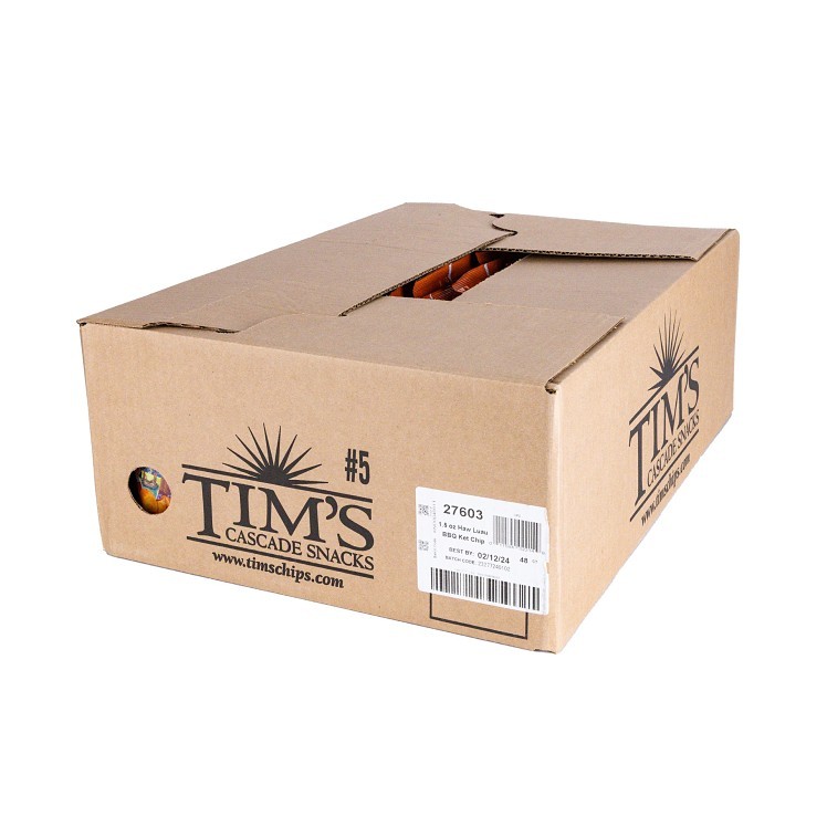 TIM'S CASCADE STYLE CHIP BBQ HIWAN LUAU SWEET AND