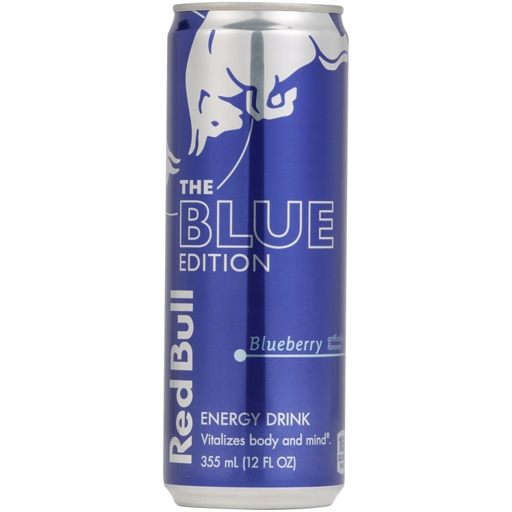 RED BULL ENERGY DRINK BLUE EDITION 12 OZ
