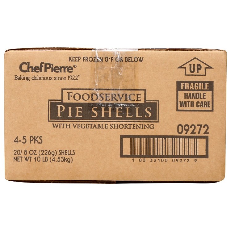 CHEF PIERRE PIE SHELLS UNBAKED 10 INCH