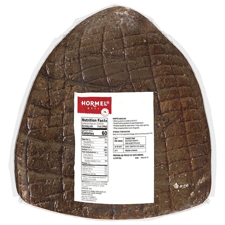 HORMEL COOKED ROAST BEEF TOP INSIDE ROUND - US Foods CHEF'STORE