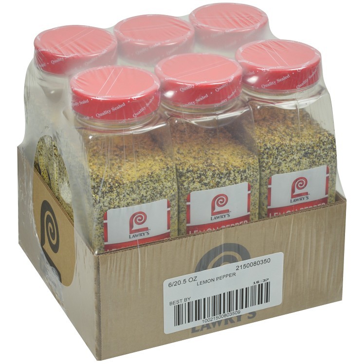 LAWRY'S SHELF STABLE LEMON PEPPER SEASONING