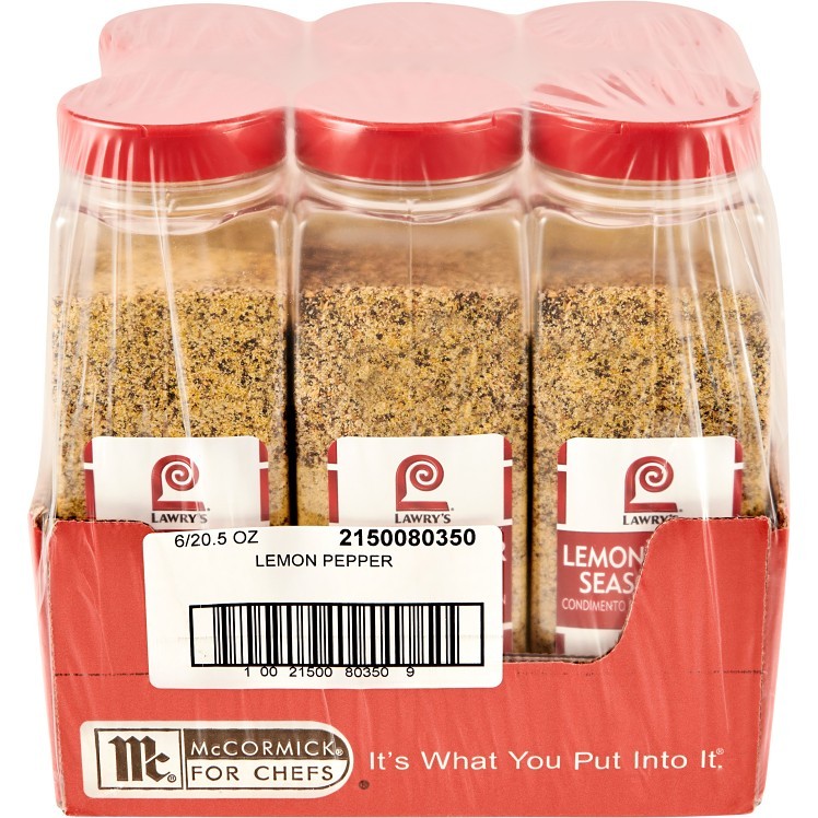 LAWRY'S SHELF STABLE LEMON PEPPER SEASONING