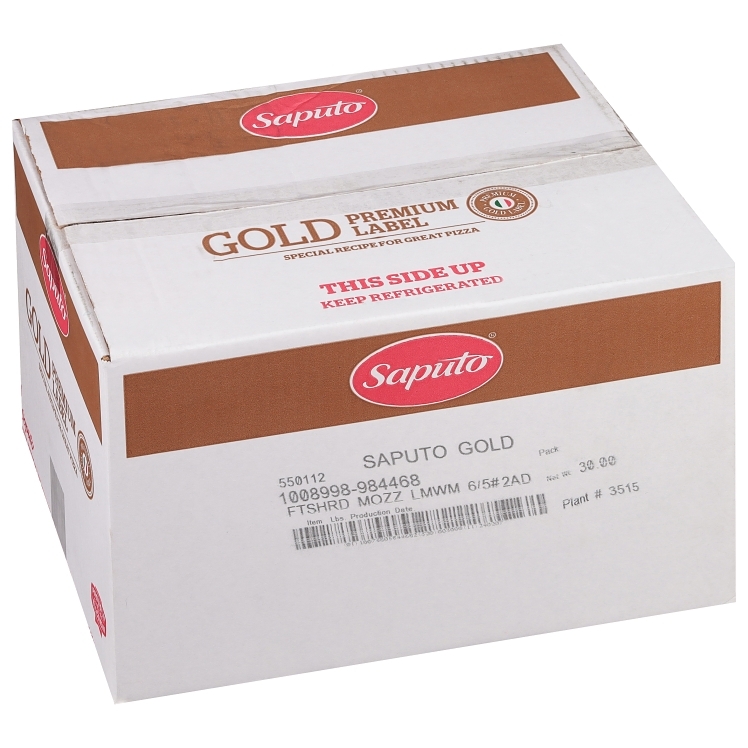 SAPUTO GOLD WHOLE MILK MOZZARELLA CHEESE SHREDDED