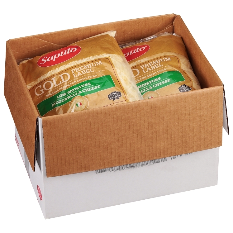 SAPUTO GOLD WHOLE MILK MOZZARELLA CHEESE SHREDDED