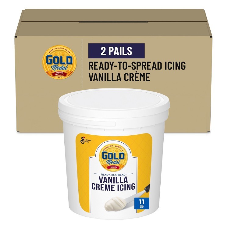 GOLD MEDAL ICING VANILLA CREAM READY TO USE SHELF STABLE