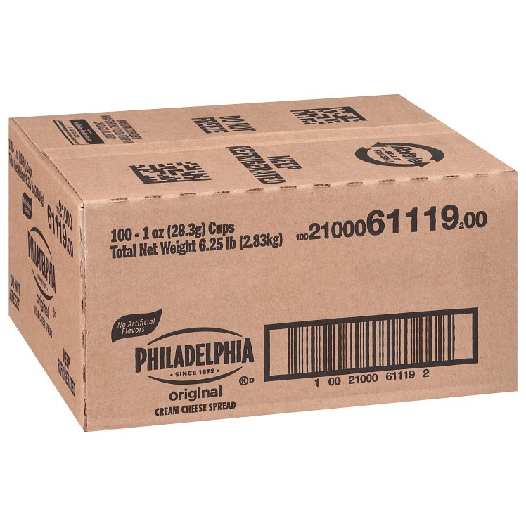 PHILADELPHIA CREAM PLAIN SPREAD SINGLE SERVE CUPS