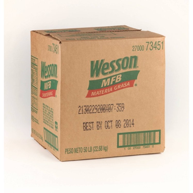 WESSON SHORTENING VEGETABLE FRYING & BAKING