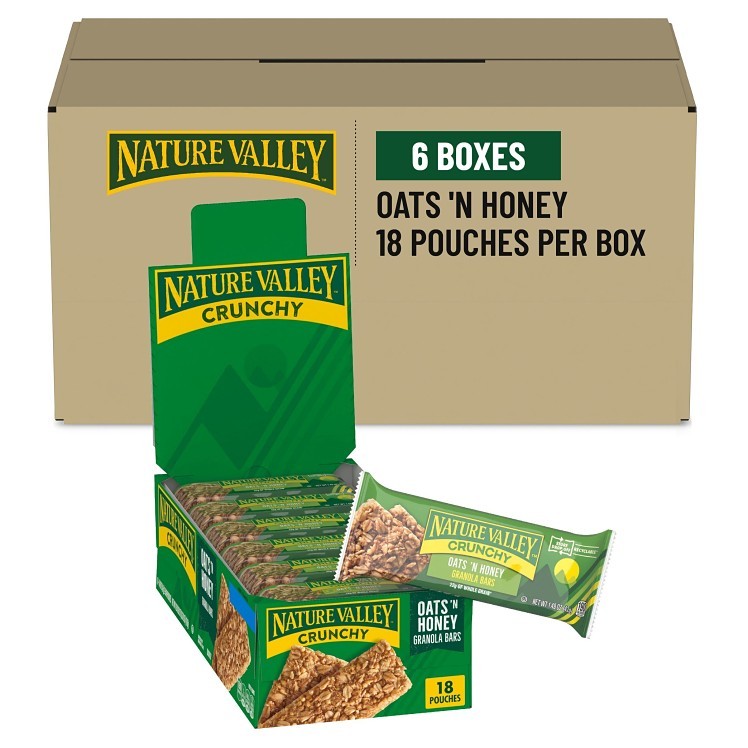 NATURE VALLEY SNACK BAR OAT 'N HONEY GRANOLA