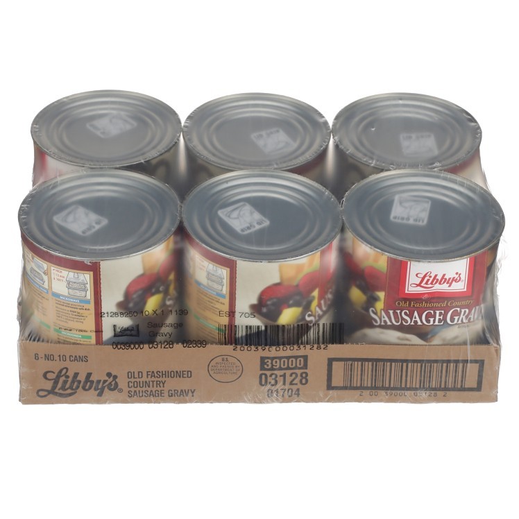 LIBBY'S MEAT & ENTREES GRAVY SAUSAGE SHELF STABLE CAN