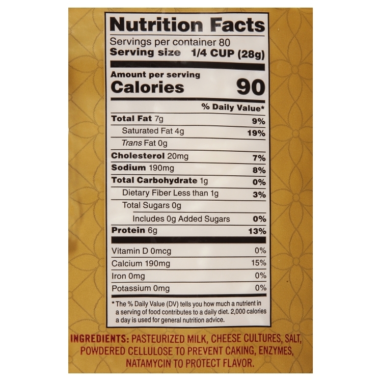 SAPUTO GOLD 50/50 MOZZARELLA/PROVOLONE CHEESE BLEND SHREDDED