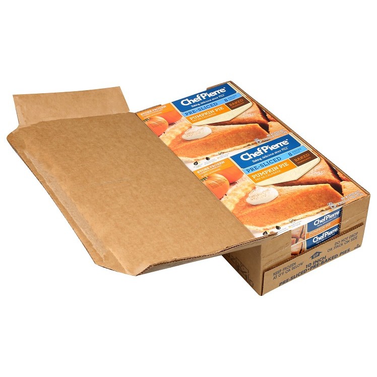 CHEF PIERRE PUMPKIN PIE TRADITIONAL PRE-BAKED 8 SLICES