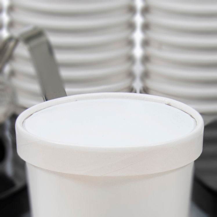 SOLO 32OZ FLEXSTYLE DSP PAPER NON-VENTED WHITE LID
