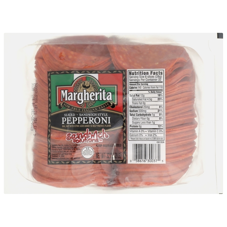 MARGHERITA PEPPERONI SLICED