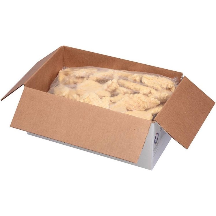 KOCH HALAL UNCOOKED CHICKEN BREADED TENDER FRITTER 50-70 CT