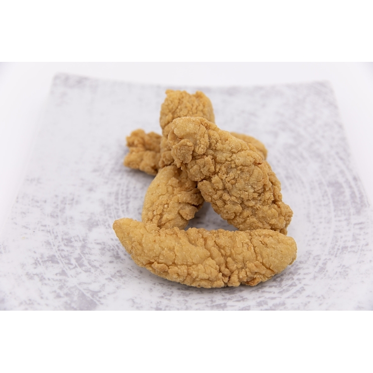KOCH HALAL UNCOOKED CHICKEN BREADED TENDER FRITTER 50-70 CT