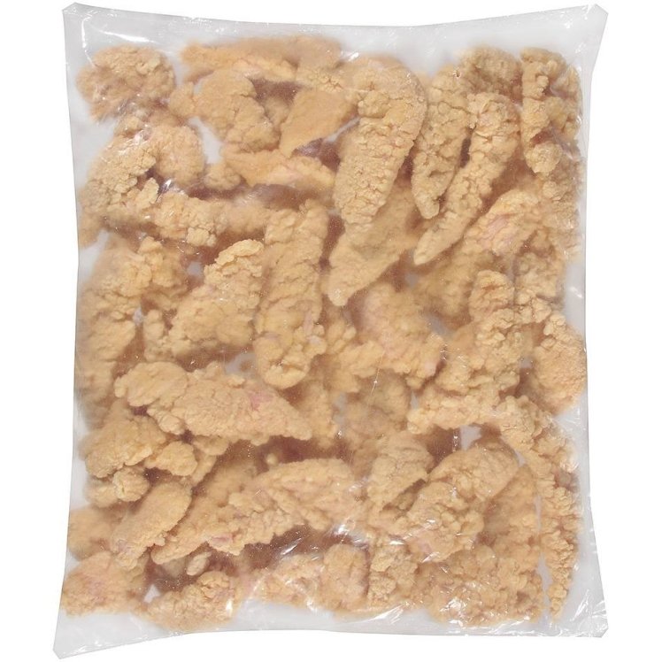 KOCH HALAL UNCOOKED CHICKEN BREADED TENDER FRITTER 50-70 CT