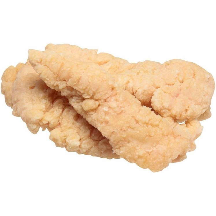 KOCH HALAL UNCOOKED CHICKEN BREADED TENDER FRITTER 50-70 CT