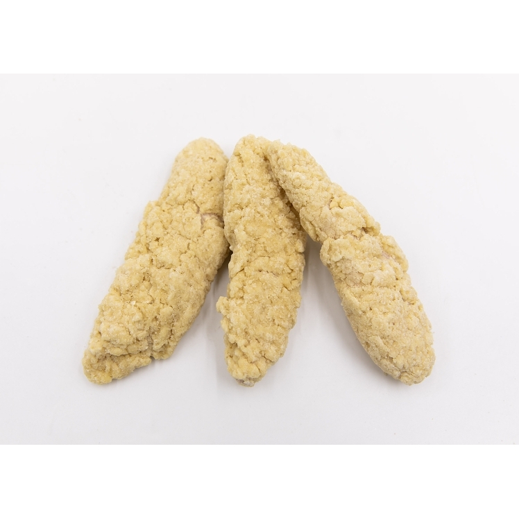 KOCH HALAL UNCOOKED CHICKEN BREADED TENDER FRITTER 50-70 CT