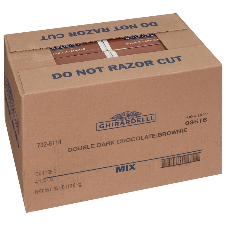 GHIRARDELLI BROWNIE MIX DARK CHOCOLATE